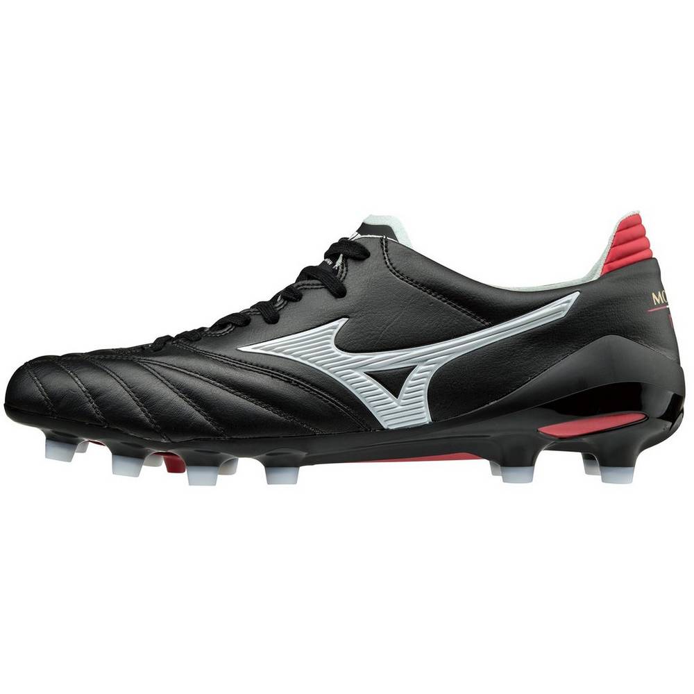 Mizuno Morelia Neo II Made in Japan Férfi Focicipő Fekete/Fehér RKF852307